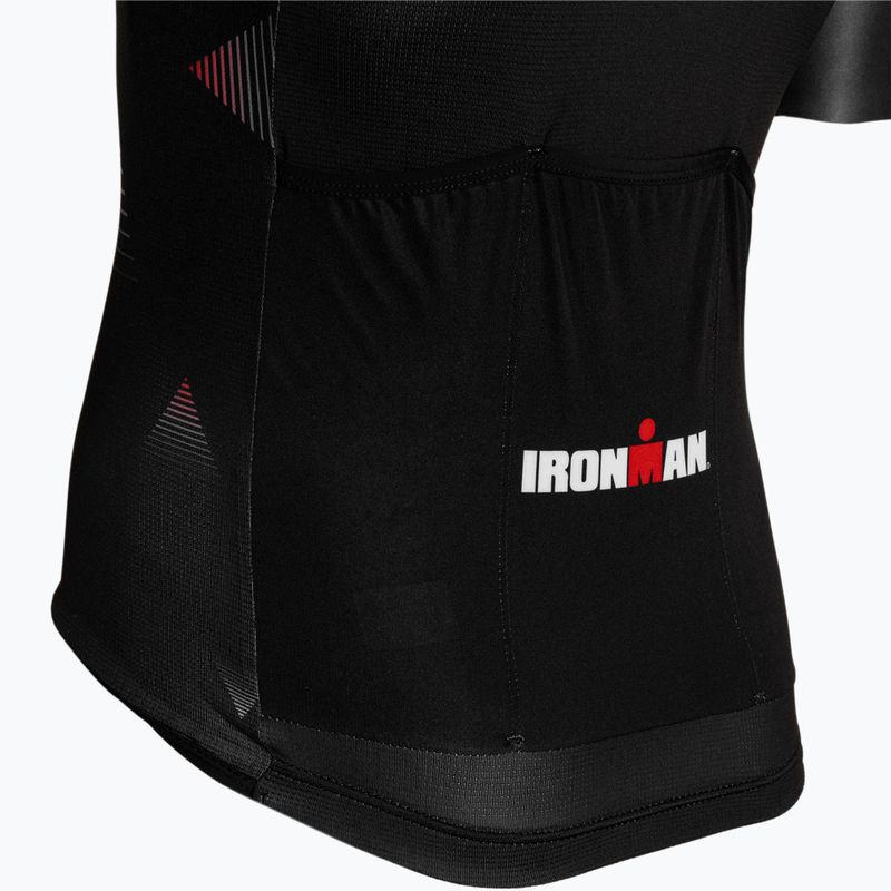 Férfi kerékpáros póló Quest Race Line France Iron Man black 5