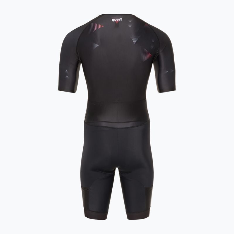 Quest Aerofit Base fekete férfi triatlon ruha 2