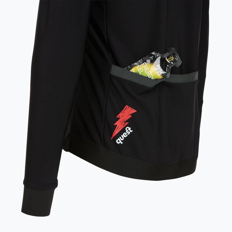 Férfi kerékpáros pulóver Quest Pneumatic watch out 3