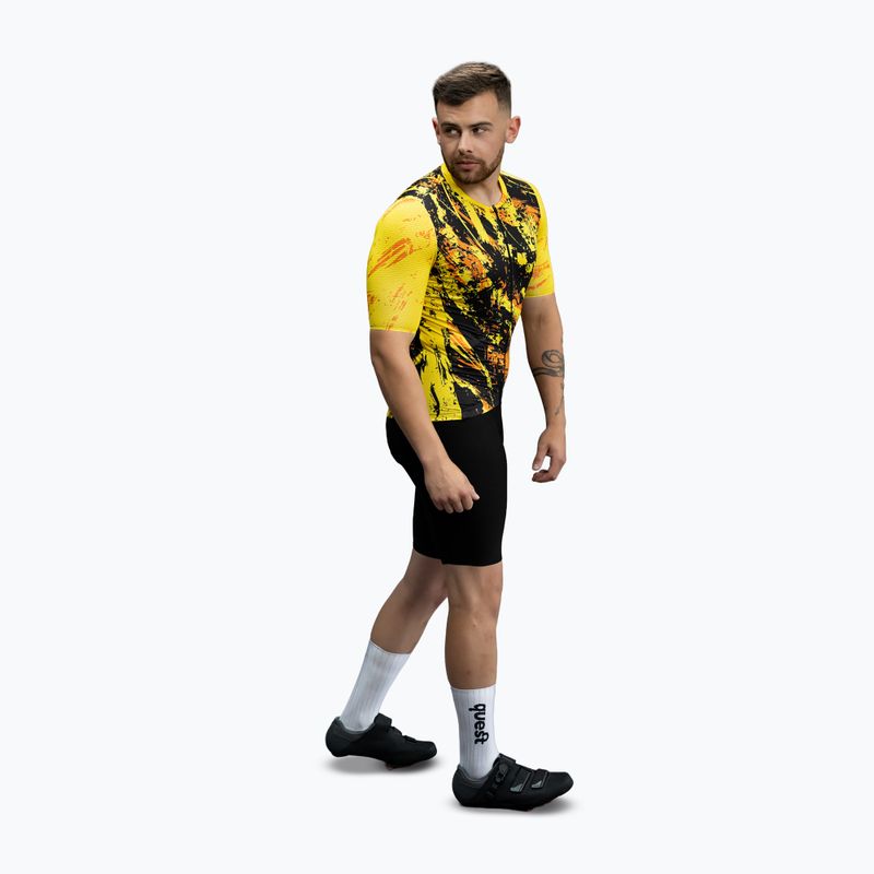 Férfi kerékpáros mez Quest Tiger Dust 2