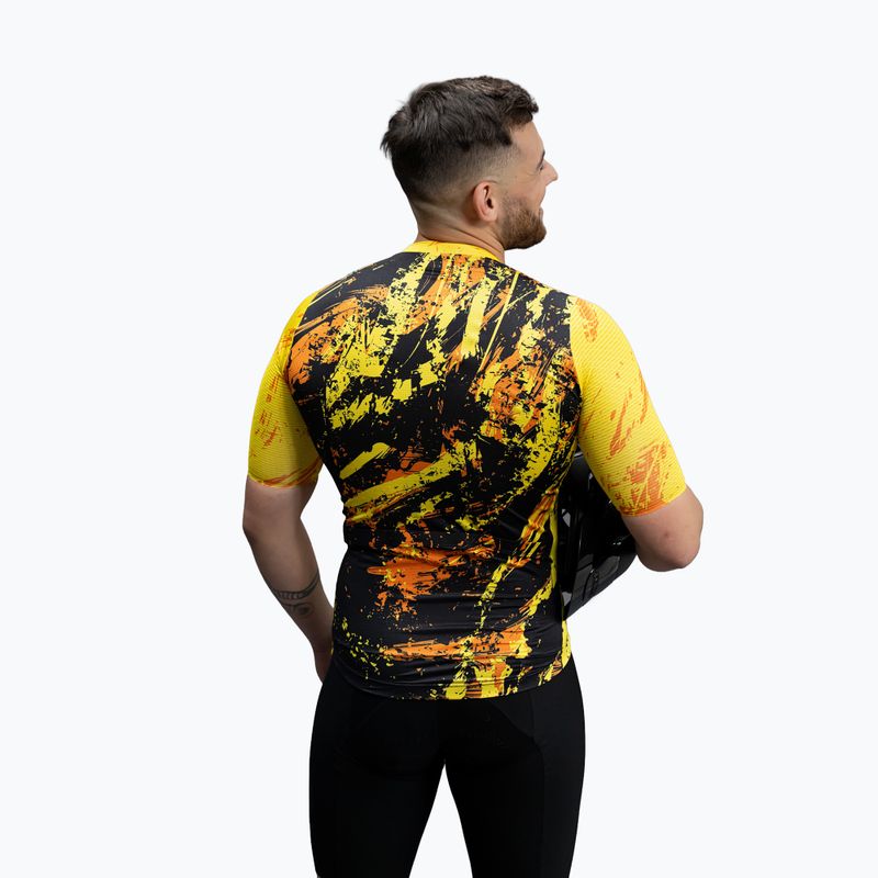 Férfi kerékpáros mez Quest Tiger Dust 3