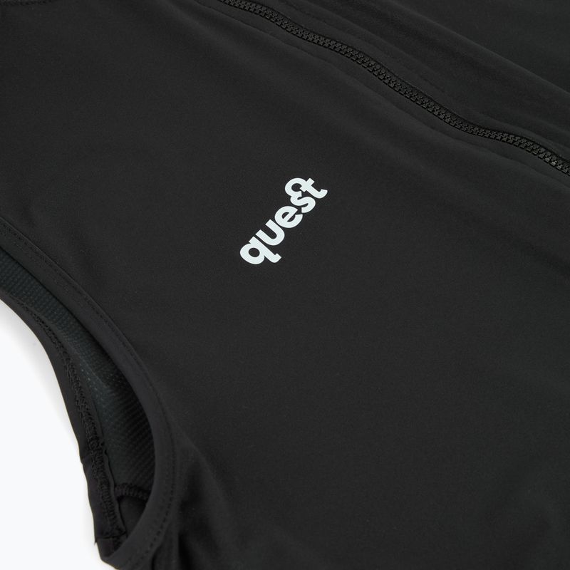 Férfi kerékpáros mellény Quest Summer black 3