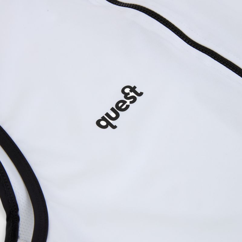 Férfi kerékpáros mellény Quest Summer white 3