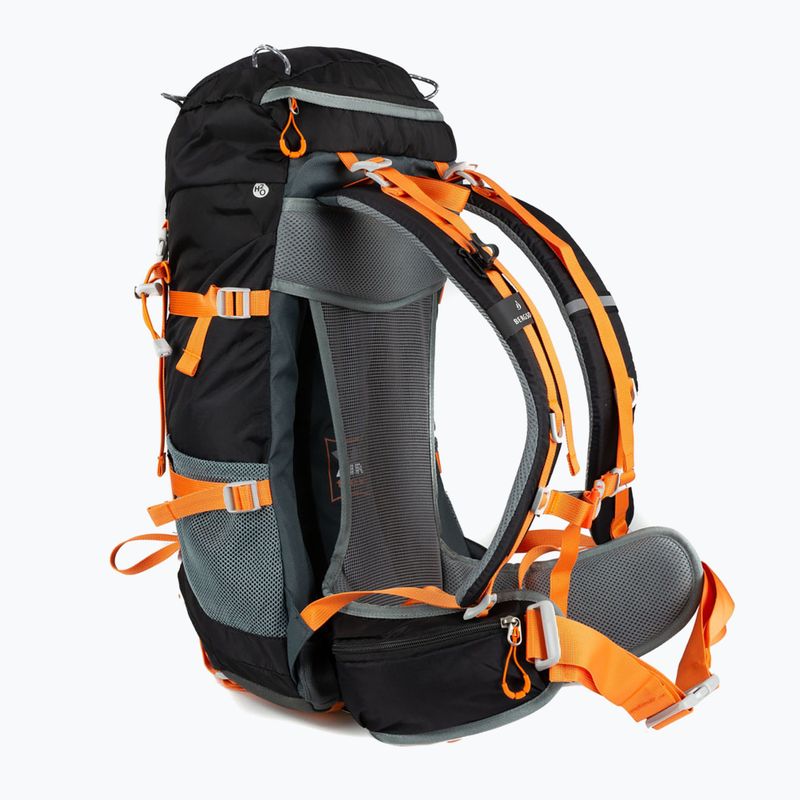 Túra hátizsák BERGSON Tunnebo 35 l black/orange 4
