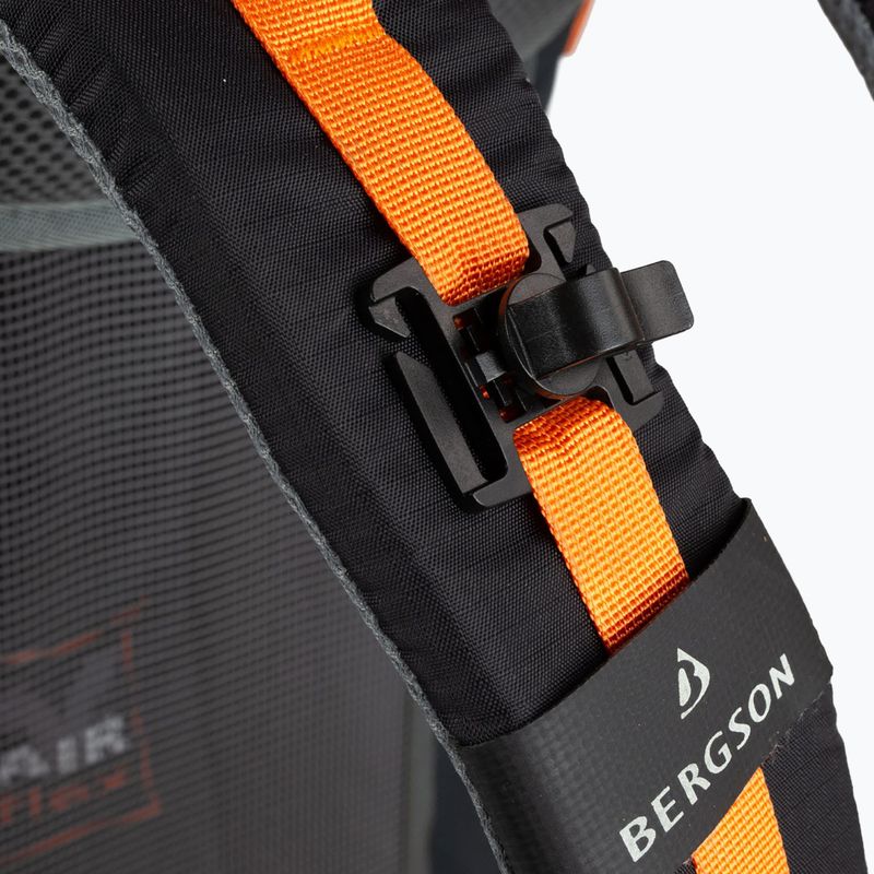 Túra hátizsák BERGSON Tunnebo 35 l black/orange 12