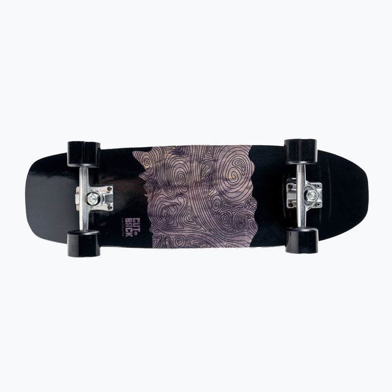 Szörfdeszka CUTBACK Black Wave szörfdeszka fekete 4