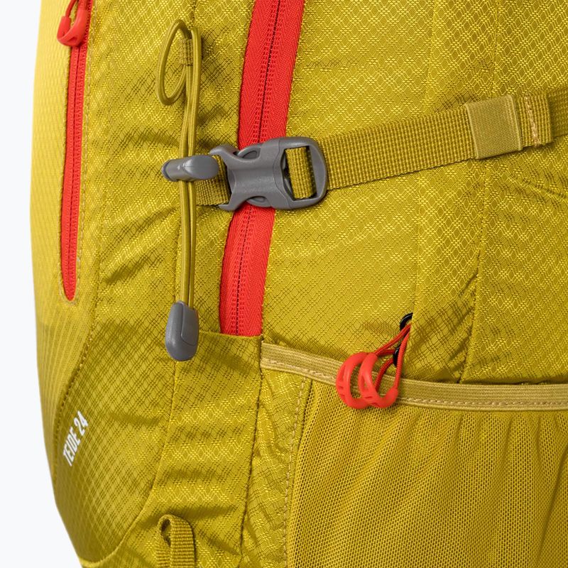 Alpinus Teide 24 l túra hátizsák lime zöld 6