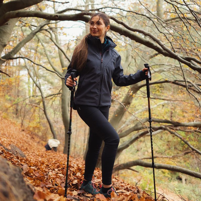 Női softshell dzseki Alpinus Minthi graphite/black 8