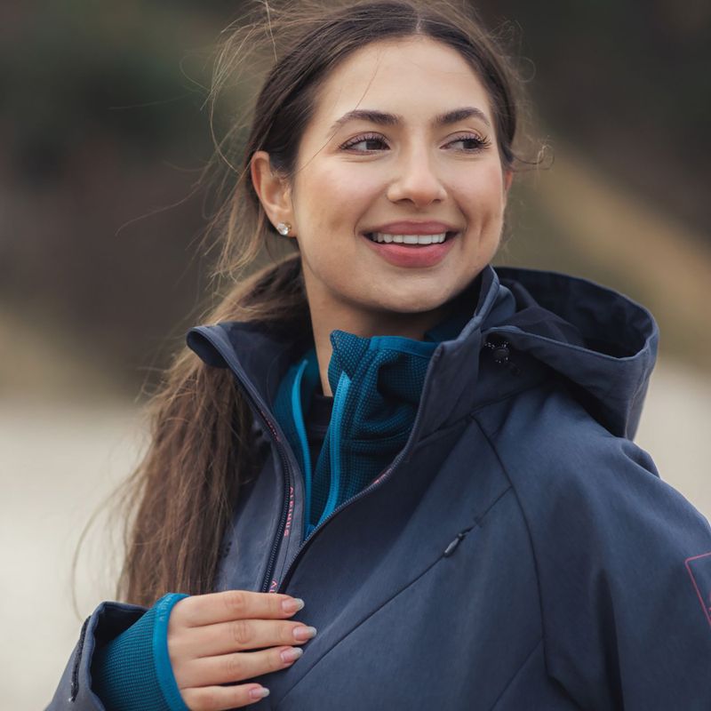 Női softshell dzseki Alpinus Minthi graphite/black 9