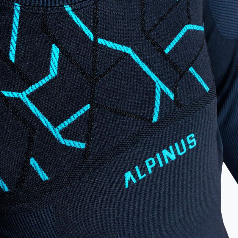 Gyermek termo alsónemű szett Alpinus Tactical Gausdal grafit/kék 5