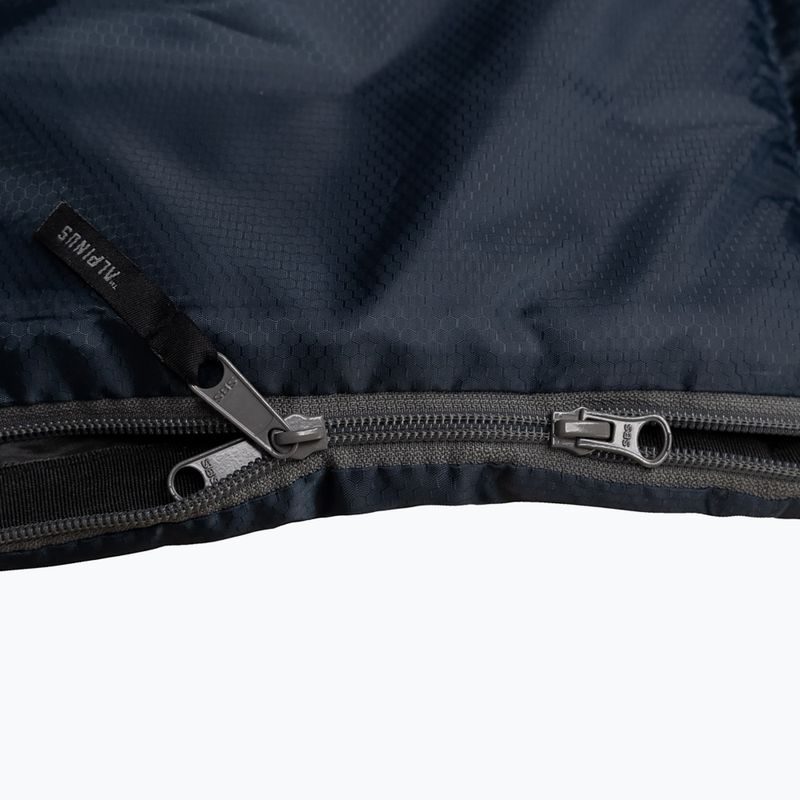 Alpinus Warm 1200 hálózsák jobbra tengerészkék 3