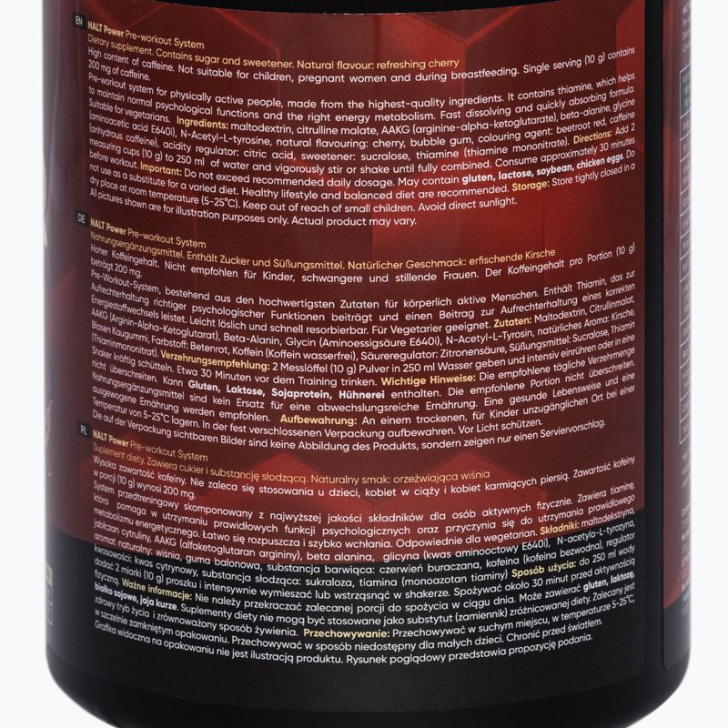 Edzés előtti MONDOLAB Nalt Power Cherry Up 300g cseresznye MND009 2