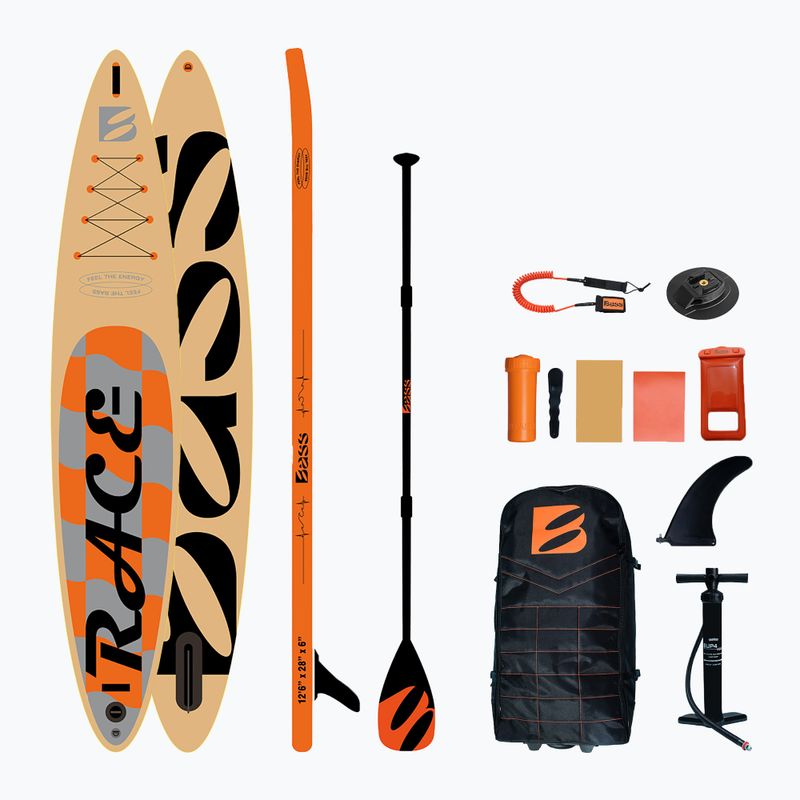 SUP Bass Race 12'6" LUX narancssárga