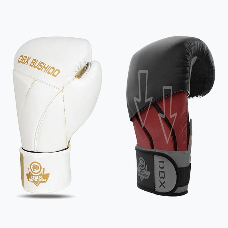 DBX BUSHIDO Hammer fehér bokszkesztyűk B-2V19 10