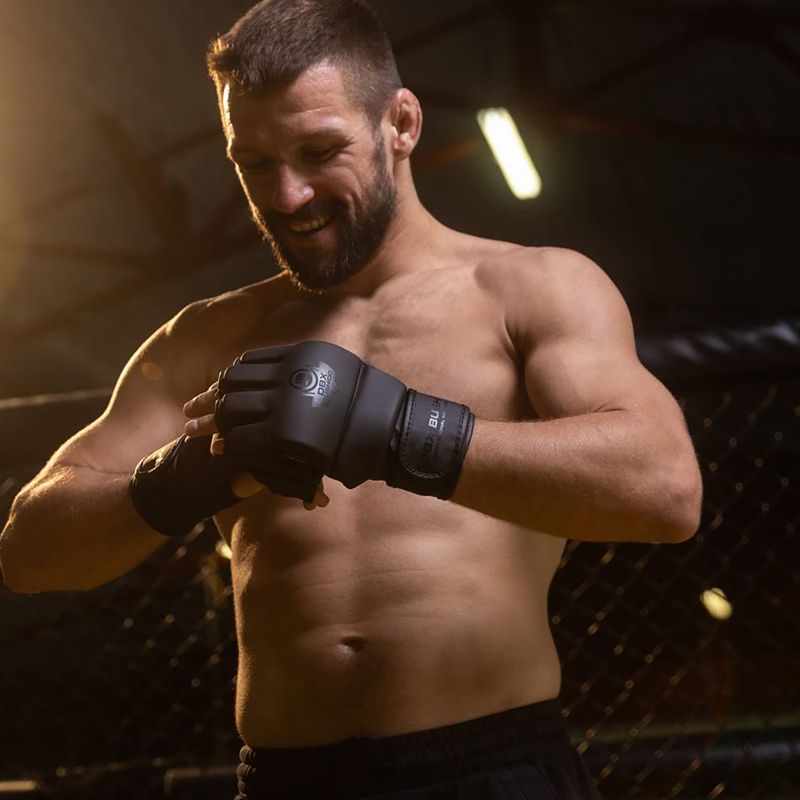DBX BUSHIDO MMA grappling kesztyű fekete 18