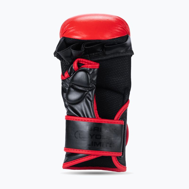 DBX BUSHIDO MMA Premium fekete/piros grappling kesztyű 3