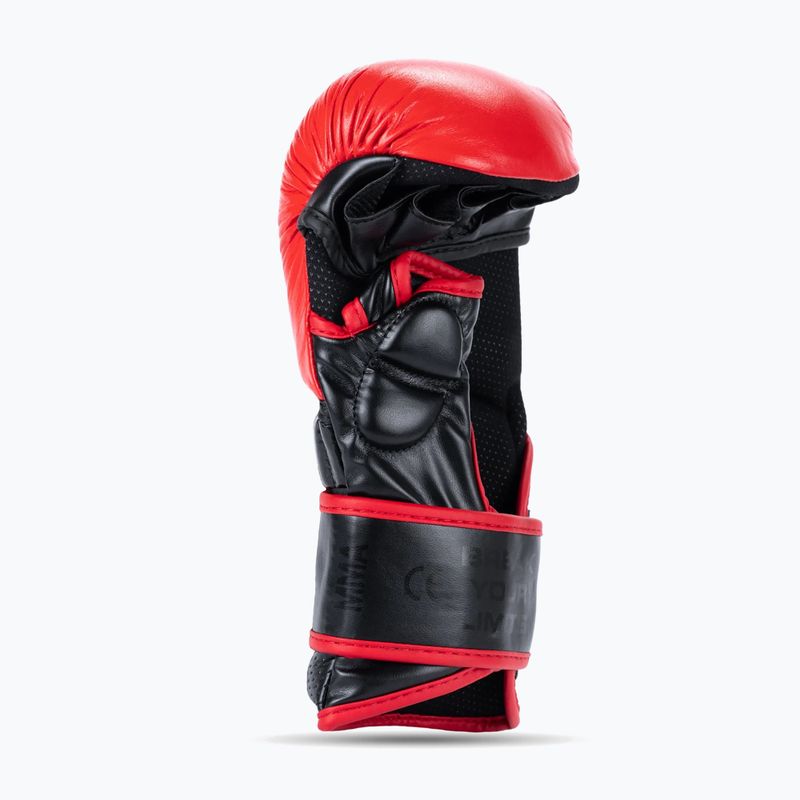 DBX BUSHIDO MMA Premium fekete/piros grappling kesztyű 5