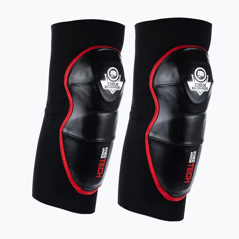 DBX BUSHIDO "Warrior" térdprotektorok fekete/piros