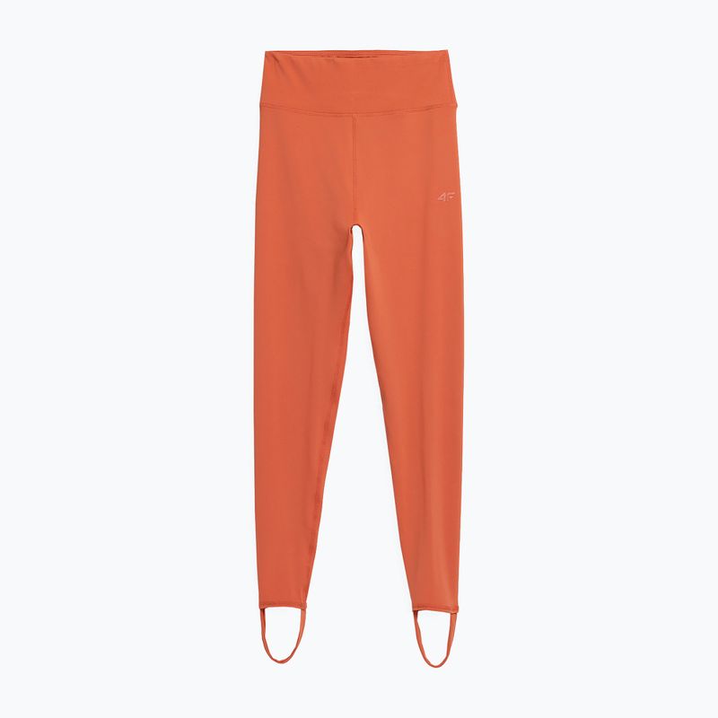 Női jóga leggings 4F narancssárga 4FSS23TFTIF045-70S