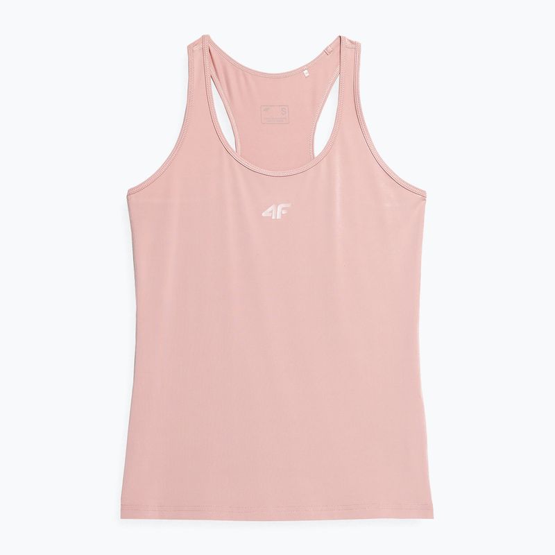 Női tank top 4F világos rózsaszín 4FSS23TFTSF263-56S