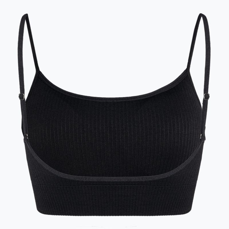 Női fitnesz melltartó 4F fekete 4FSS23USBAF031-20S 2