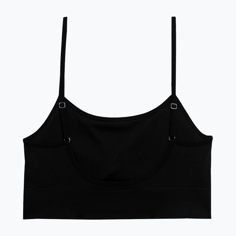 Női fitnesz melltartó 4F fekete 4FSS23USBAF031-20S 5