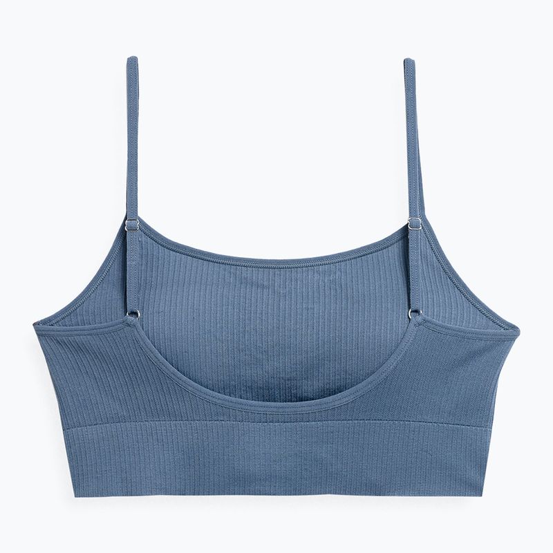 Női fitneszmelltartó 4F kék 4FSS23USBAF031-32S 2
