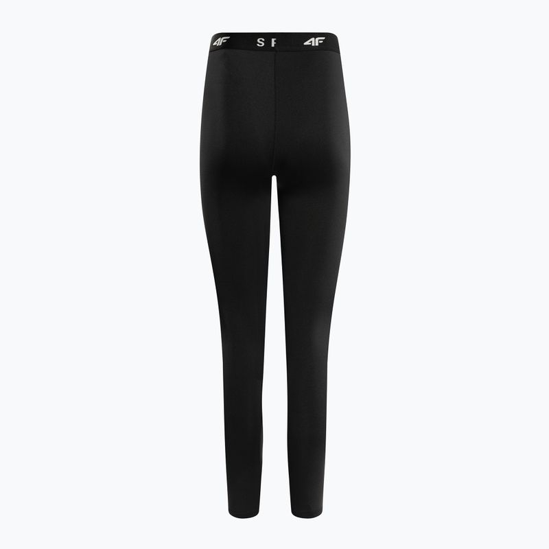 Női leggings 4F fekete 4FSS23TFTIF077-20S 5