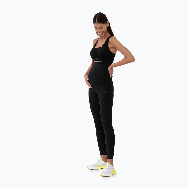 Női leggings 4F F178 mély fekete