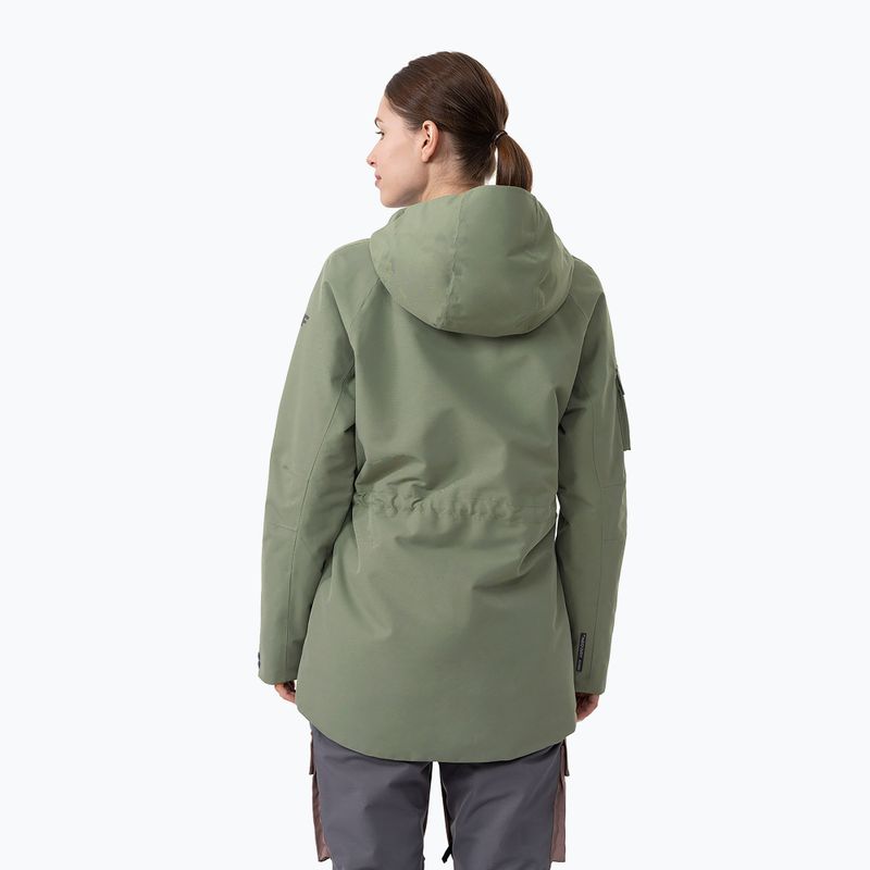 Női snowboard dzseki 4F F329 khaki színben 2