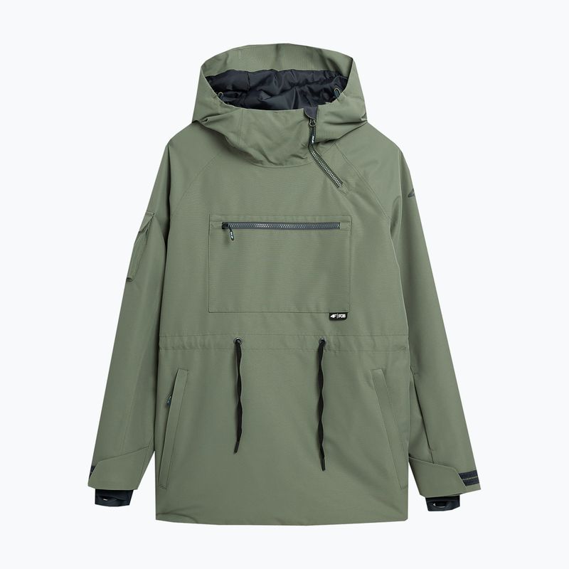 Női snowboard dzseki 4F F329 khaki színben 3
