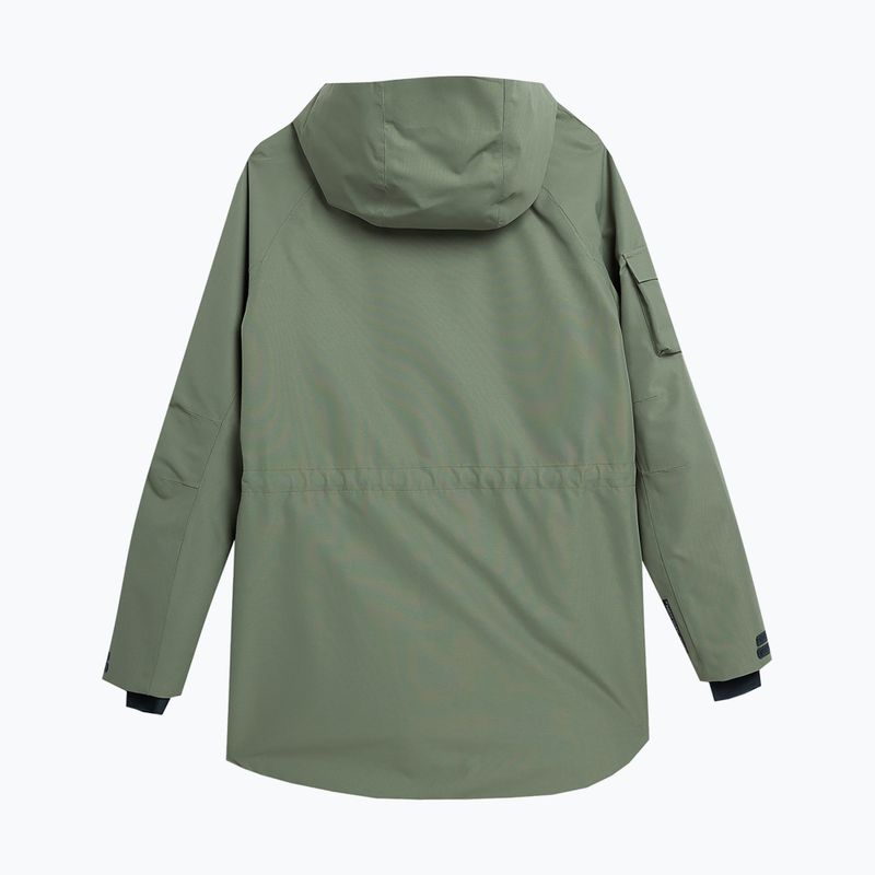 Női snowboard dzseki 4F F329 khaki színben 4