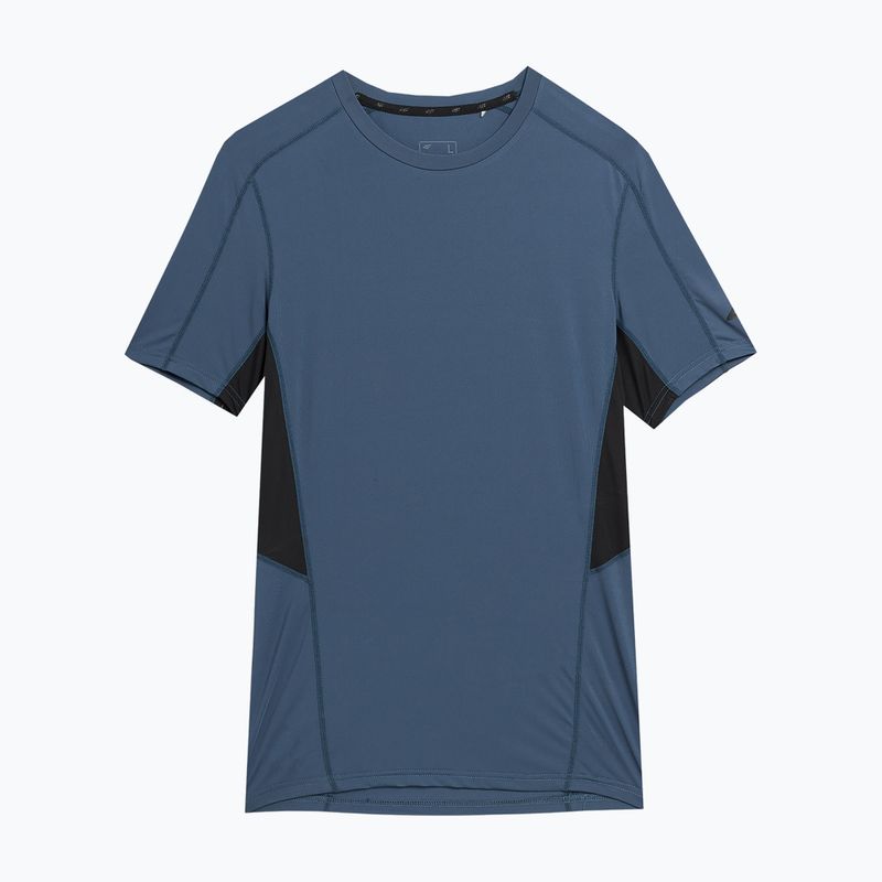 Férfi edzőpóló 4F M451 denim 3