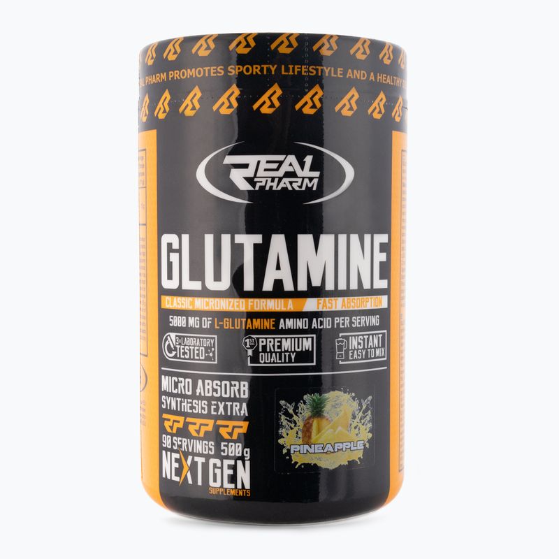 Aminosavak Real Pharm Glutamin 500g ananász 666480