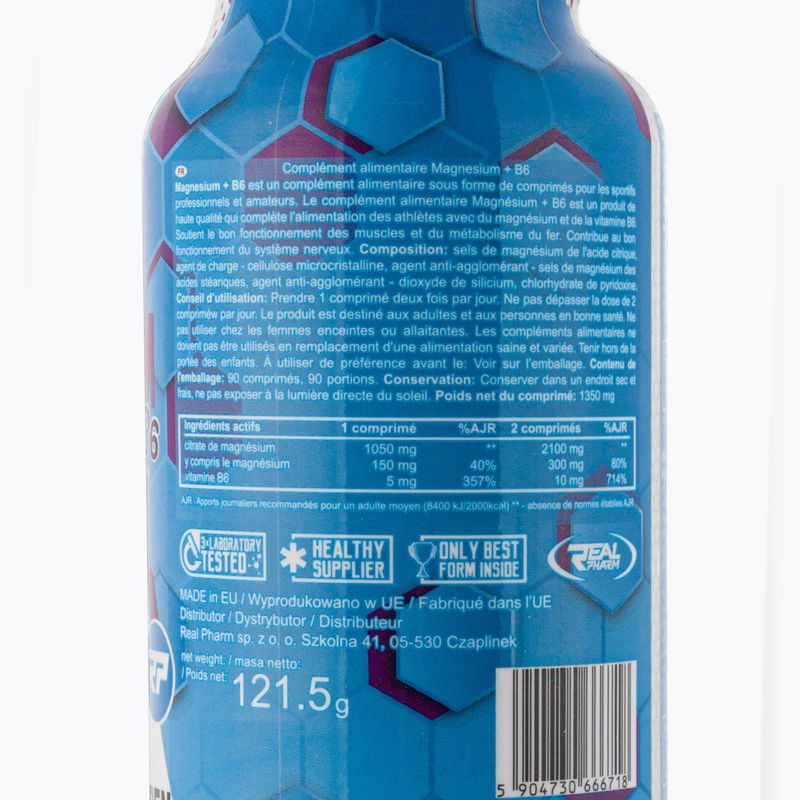 Magnez Real Pharm Magnesium+B6 90 tabletta 3