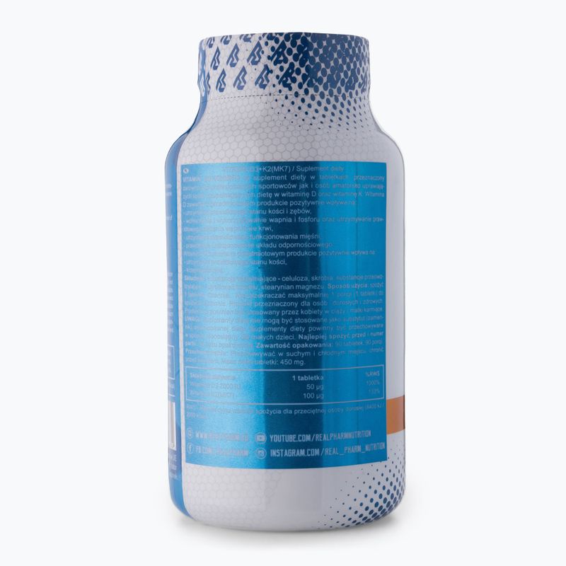 Real Pharm D3 + K2 vitamin 90 tabletta 666749 3