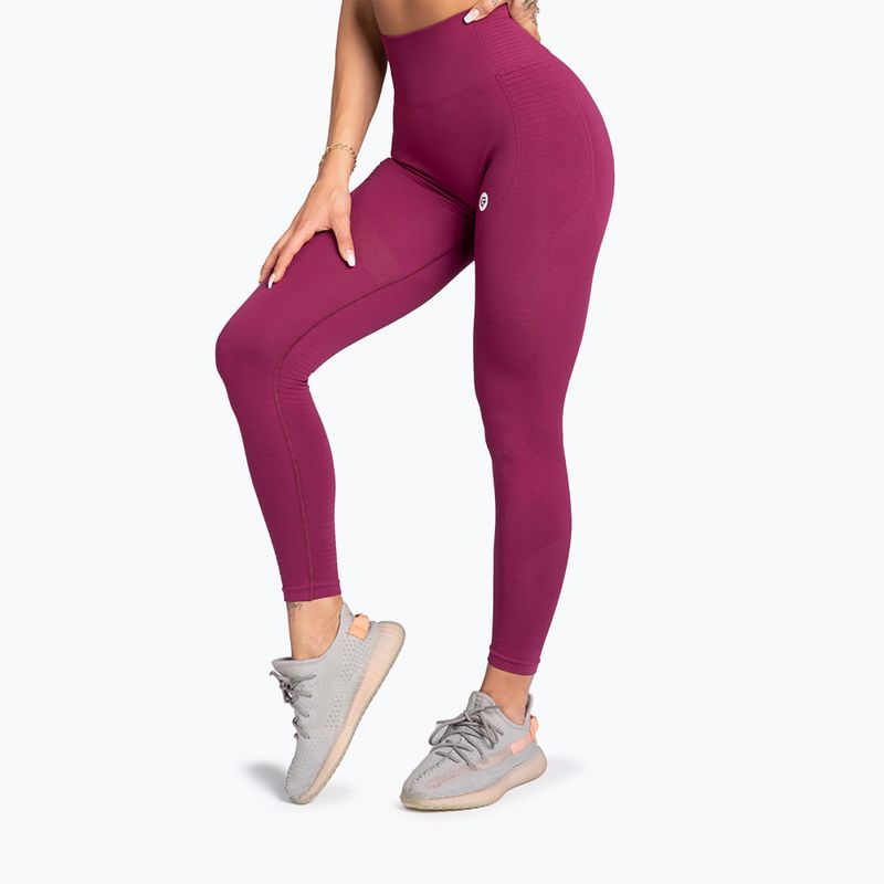 Női edzés leggings Gym Glamour Jelly Berry rózsaszínű