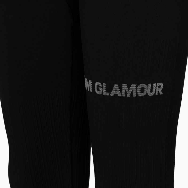Női leggings Gym Glamour push up mélyfekete 311 7
