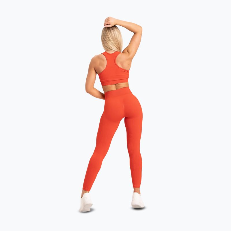 Női leggings Gym Glamour push up korall narancs 369 19