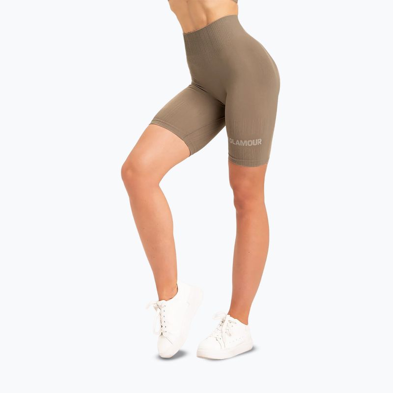 Női edzőnadrág Gym Glamour Bikery push up nude bézs 316 11