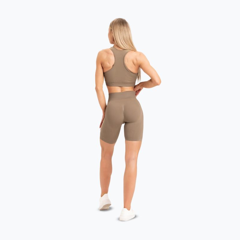 Női edzőnadrág Gym Glamour Bikery push up nude bézs 316 13