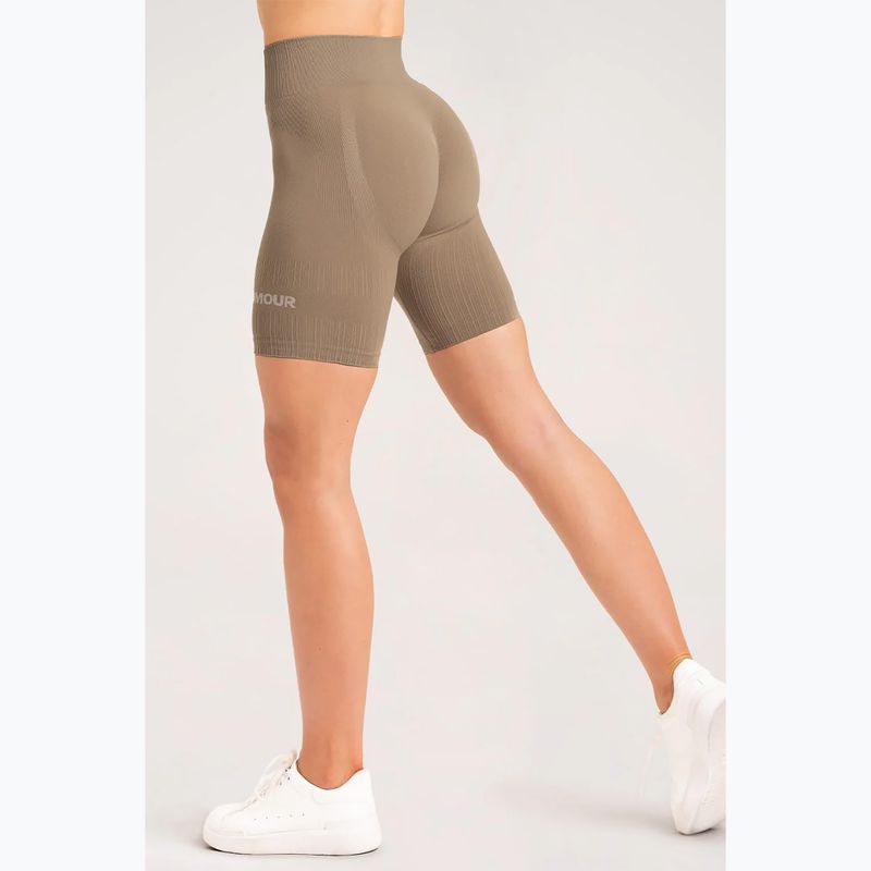 Női edzőnadrág Gym Glamour Bikery push up nude bézs 316 14