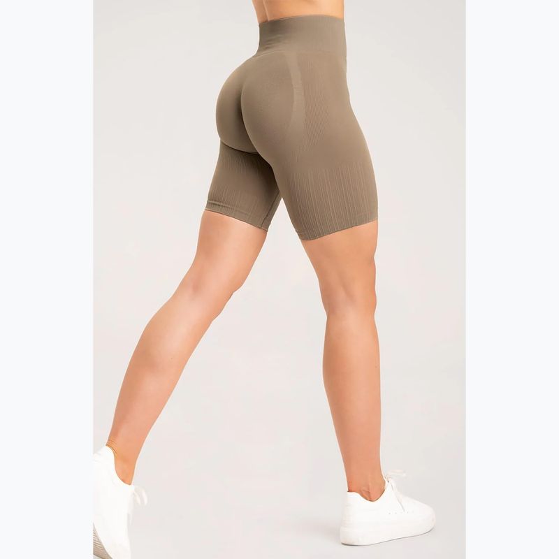 Női edzőnadrág Gym Glamour Bikery push up nude bézs 316 15