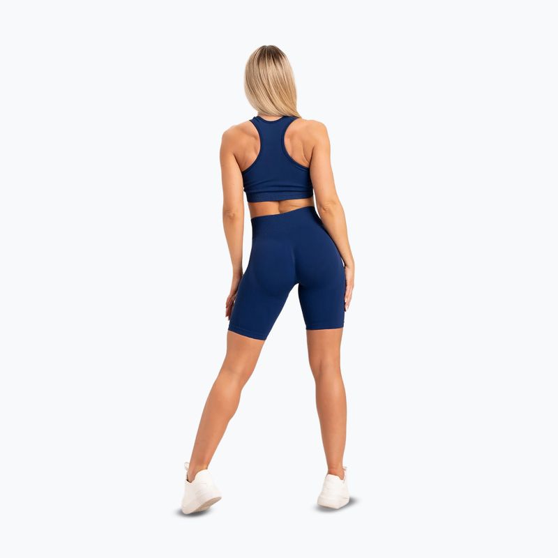 Női edzőnadrág Gym Glamour Bikery push up klasszikus kék 317 14