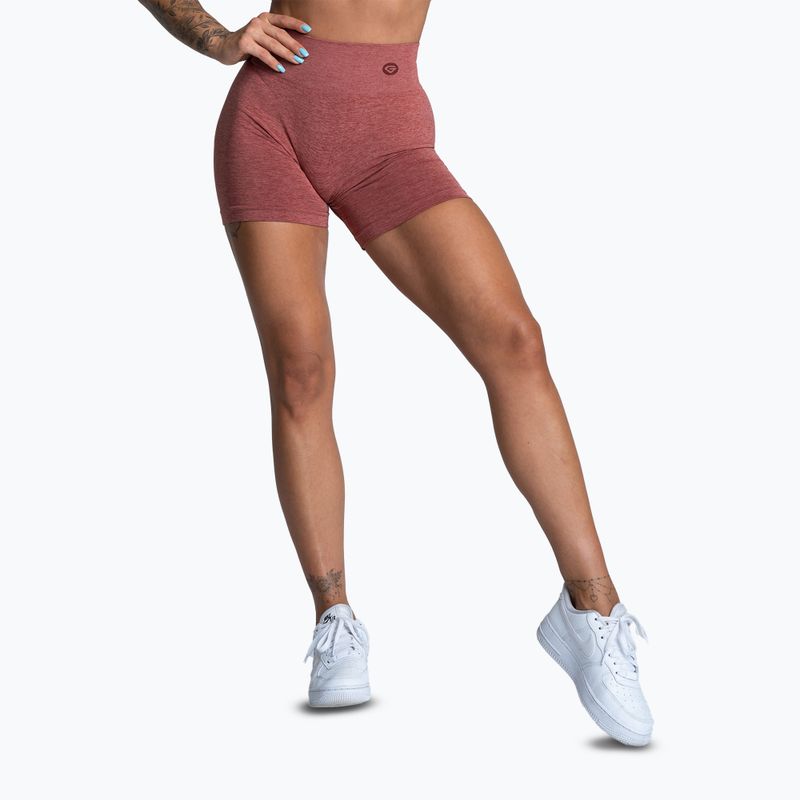 Női edzőnadrág Gym Glamour Seamless cseresznye