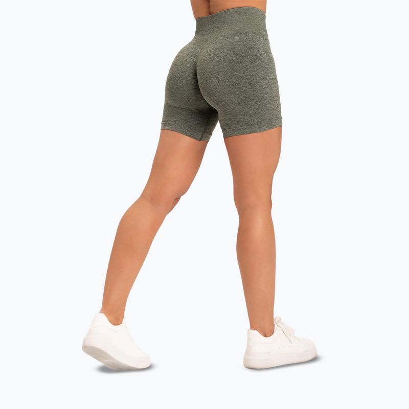 Női edzőnadrág Gym Glamour Seamless khaki színben 3