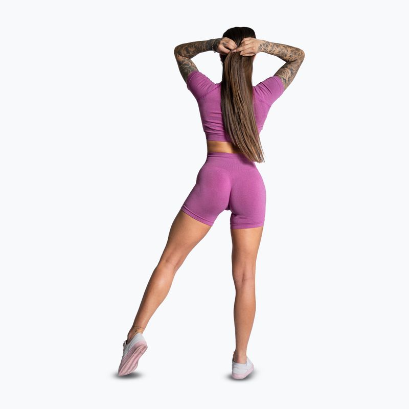 Női edzőnadrág Gym Glamour Seamless pink 3