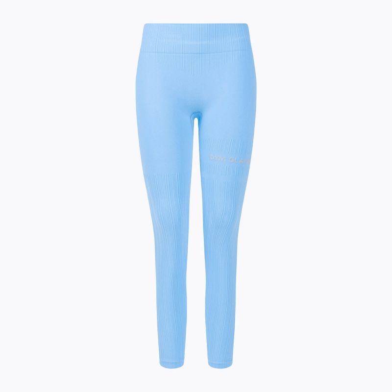 Női edző leggings Gym Glamour Push Up Baby Blue 405 6