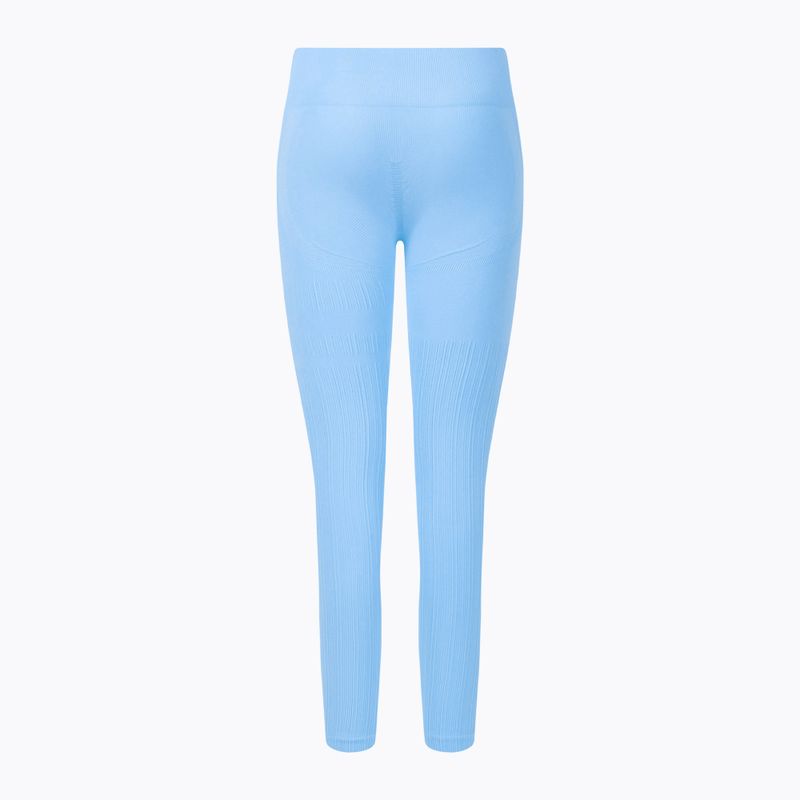Női edző leggings Gym Glamour Push Up Baby Blue 405 7