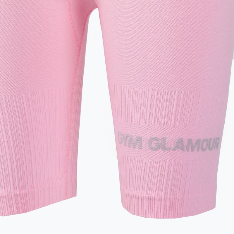 Női edzőmotorosok Gym Glamour Push Up Candy Pink 410 7